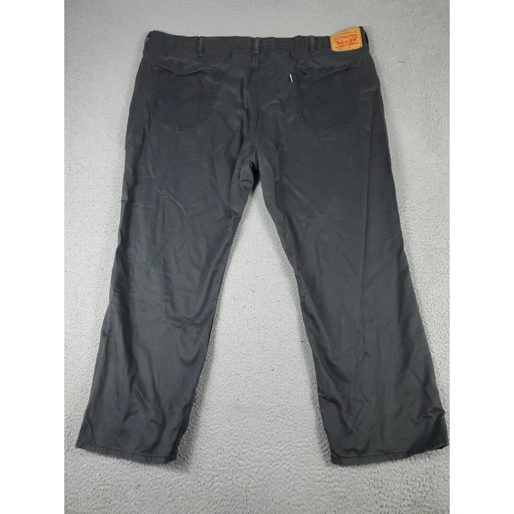 Levis 541 Jeans Mens Size 40x28 Gray Athletic Fit Straight Leg Denim Pants *